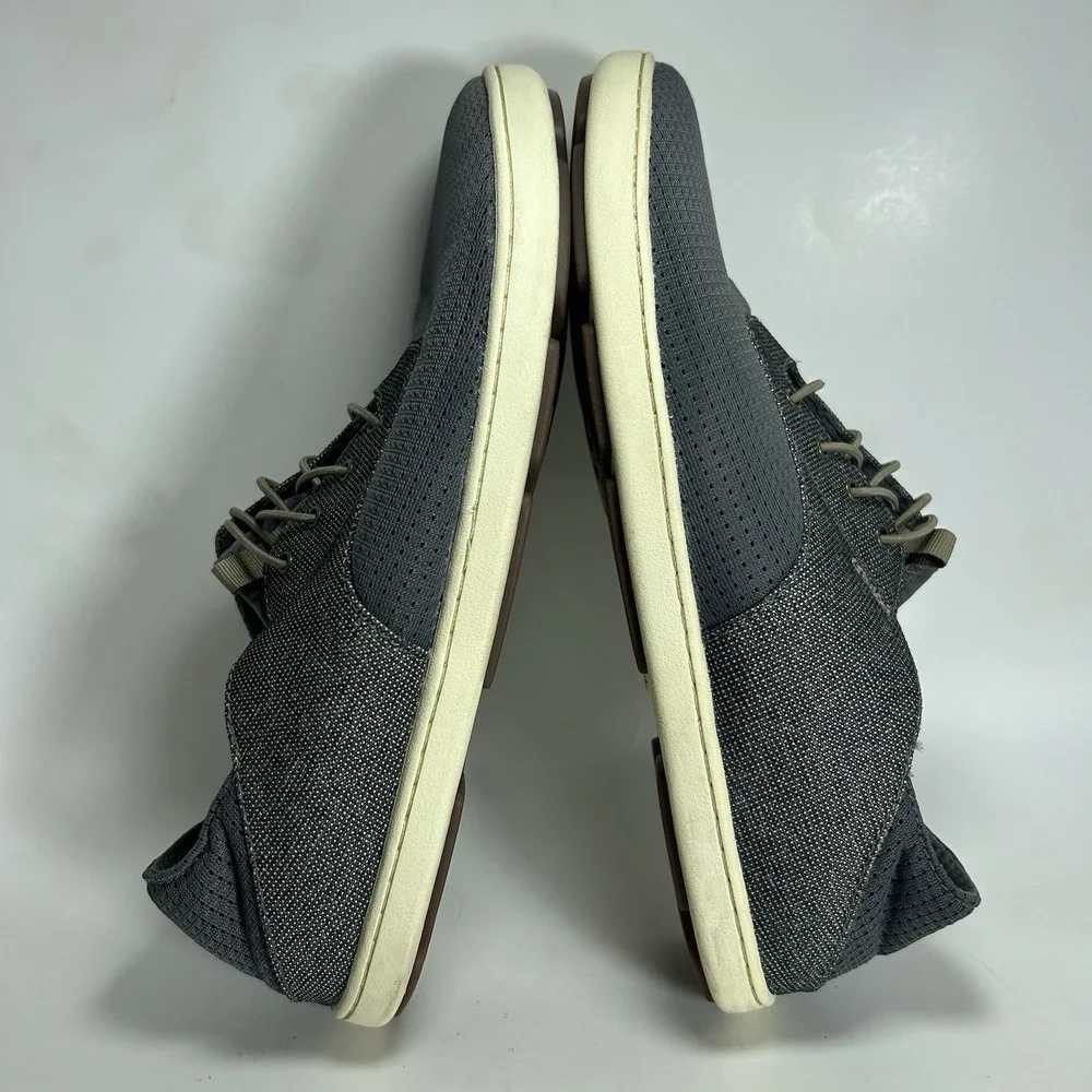 OluKai Nohea Moku Charcoal Clay Mesh Slip On Boat Shoes Mens 8.5 10283-2610